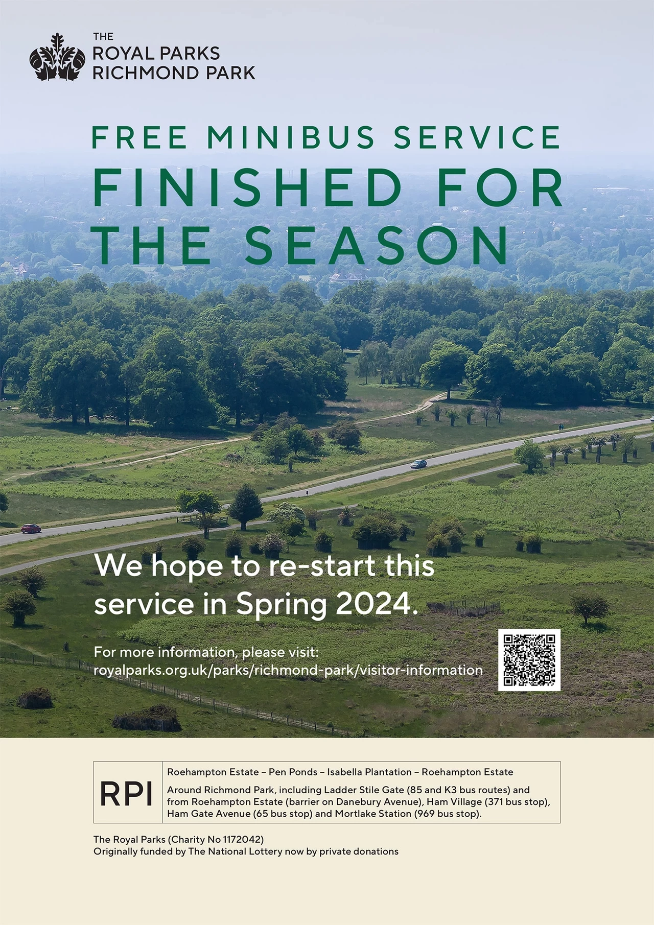 Richmond Minibus season end poster 2023
